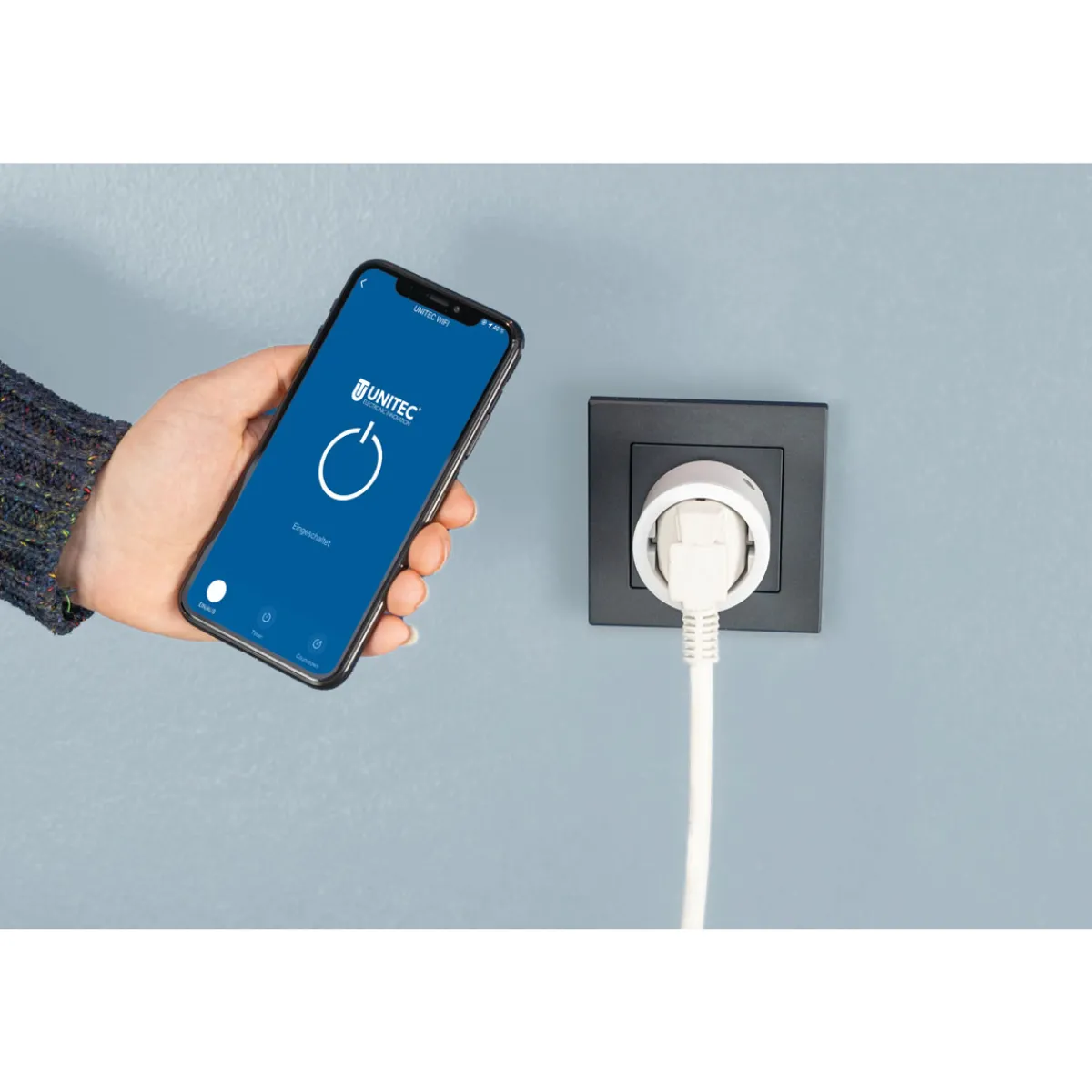 Outlet Unitec WIFI Zwischenstecker Smart weiß