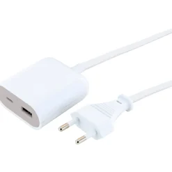 Sale Schwaiger USB Ladeadapterverlaengerung 2,5m1xUSB-A 1xUSB-C weiss/grau