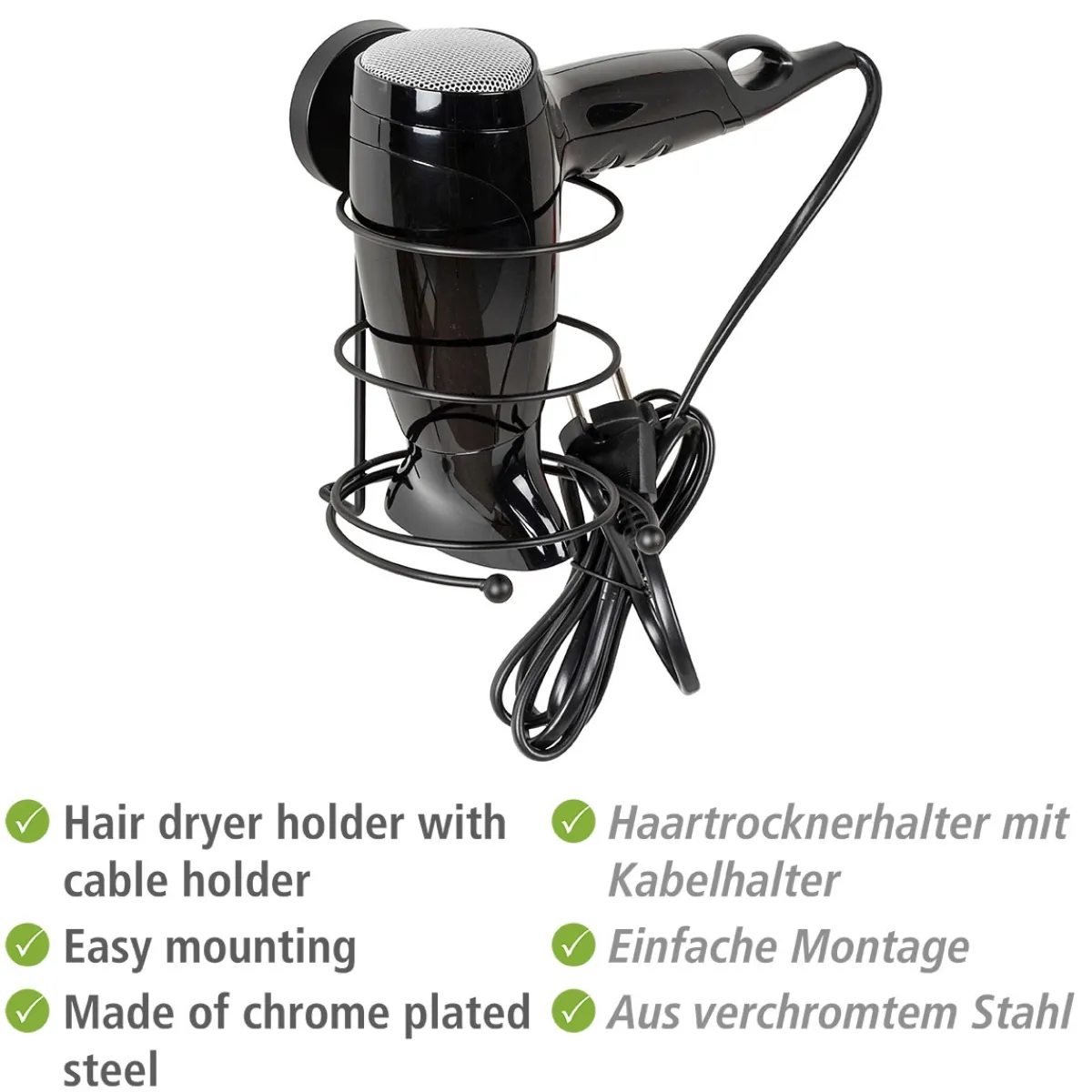 Discount Wenko Vacuum-Loc Haartrocknerh. Milazzoschwa.