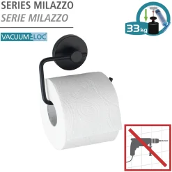 Clearance Wenko Vacuum-Loc Toilettenpapierh Milazzoschw
