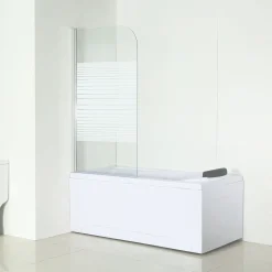 Hot Valblue Badewannenfaltwand 1-teilig alu-chrom