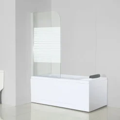 Hot Valblue Badewannenfaltwand 1-teilig alu-chrom