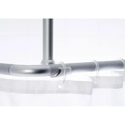 Sale Valblue Deckenstütze für 25 mm Duschgestänge 55 cm weiß Aluminium