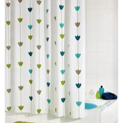 Outlet Valblue Duschvorhang Folie ca 180 x 200 cm Lilia multicolor