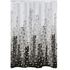 New Valblue Duschvorhang Skyline Textil 180 x 200 cm