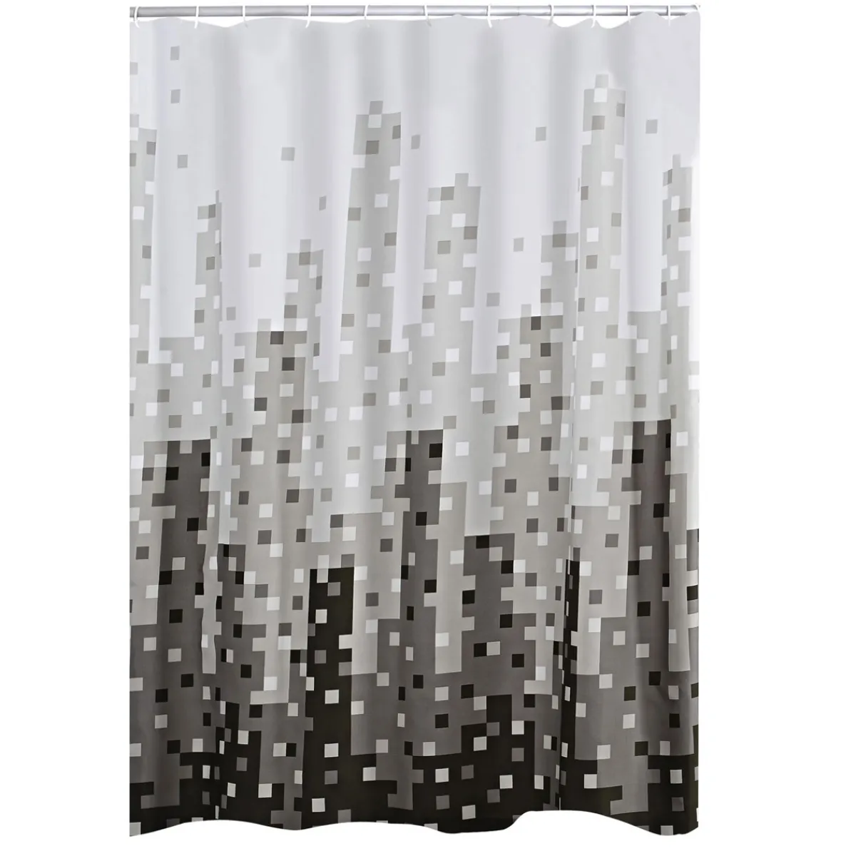 New Valblue Duschvorhang Skyline Textil 180 x 200 cm