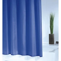 Clearance Valblue Duschvorhang Universal Folie 180 x 200 cm ultramarinblau