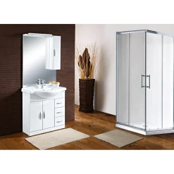 Discount Valblue Eckdusche Quadra für Duschwanne