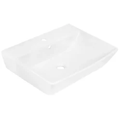 Best Valblue Waschtisch Roman, Breite 60cm, 1 Hahnloch, mit antibakterielle Beschichtung