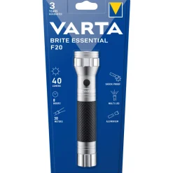 New Varta LED-Taschenlampe Brite Essential F20 2C