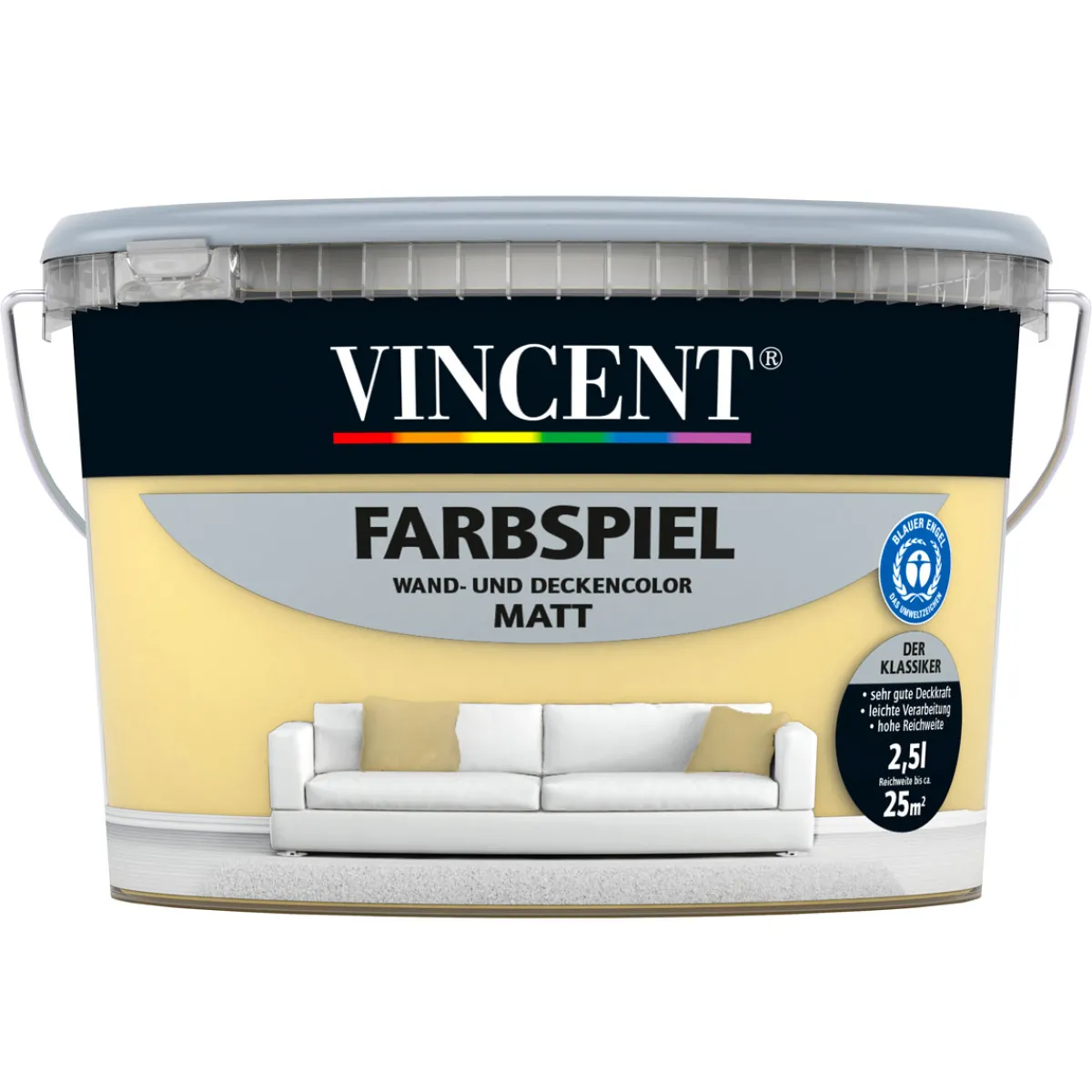 Clearance Vincent Farbspiel Mais matt L