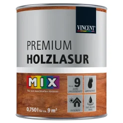 Sale Vincent Holzschutz Premium Holzlasur MIX IT! l