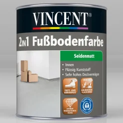 Hot Vincent 2in1 Fußbodenfarbe oxidrot 750 ml