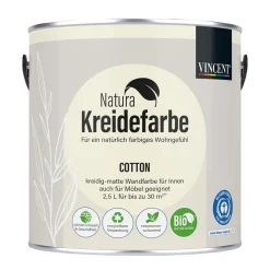 Clearance Vincent Natura Kreidefarbe Cotton matt 2,5 L