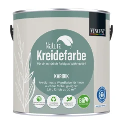 Best Vincent Natura Kreidefarbe Karibik matt 2,5 L