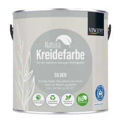 Best Vincent Natura Kreidefarbe Silber matt 2,5 L