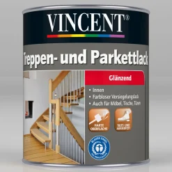 Vincent Treppen- und Parkettlack Glänzend L