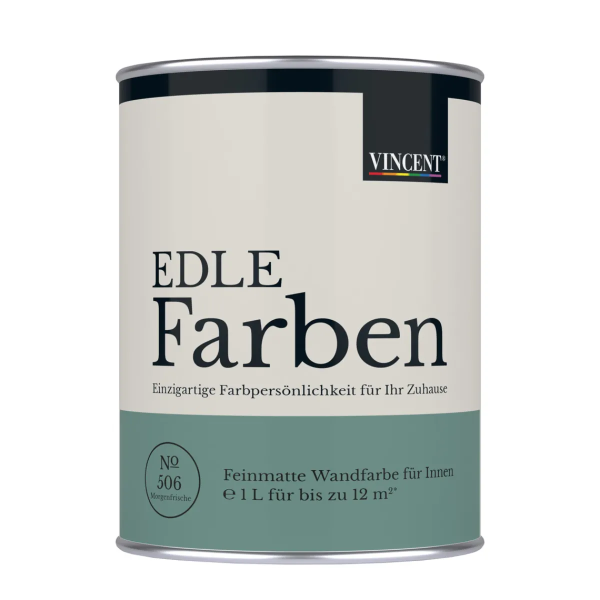 Hot Vincent Wandfarbe EDLE Farben Morgenfrische matt 1,0 L