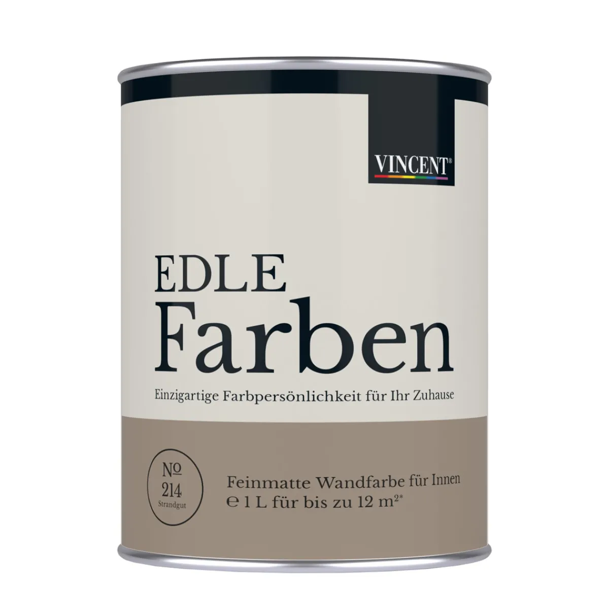 Hot Vincent Wandfarbe EDLE Farben Strandgut matt 1,0 L