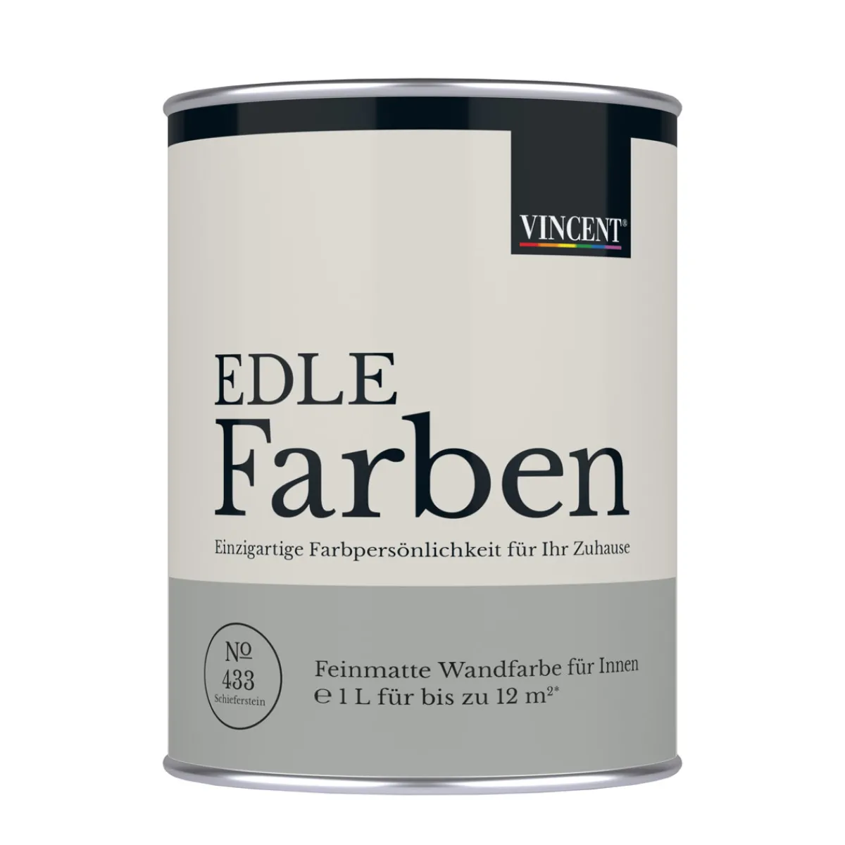 Best Vincent Wandfarbe EDLE Farben Schieferstein matt 1,0 L