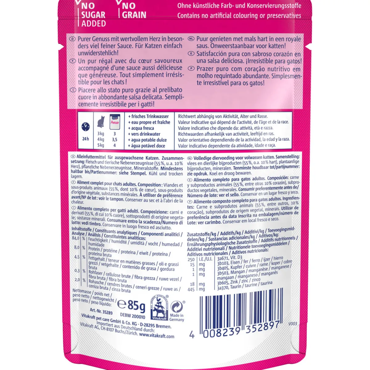 Online Vitakraft Poesie Delice Sauce Pouch Herz 85 g
