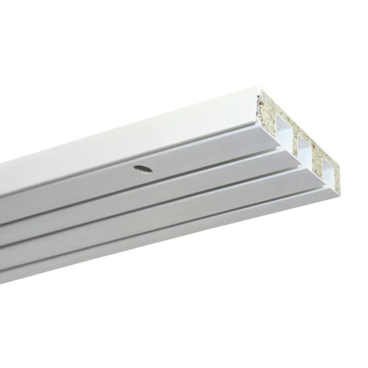 Outlet Gardinia Vorhangschiene GE 3 120cm weiß
