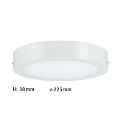 Discount Paulmann WallCeiling Lunar 17W LED 220mm weißmatt 230 V Alu
