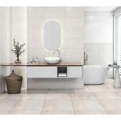 Outlet Wandfliese Ella beige Strutur matt 30x60x0,7 cm