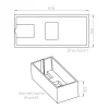 Discount Ottofond Wannentraeger zu Costa 170x75cm