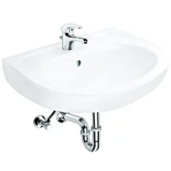 Outlet Waschtisch Combi-Set weiß inkl Einhebelmischer