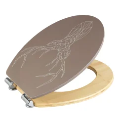 Best Wenko WC-Sitz Stag, MDF/Bambus
