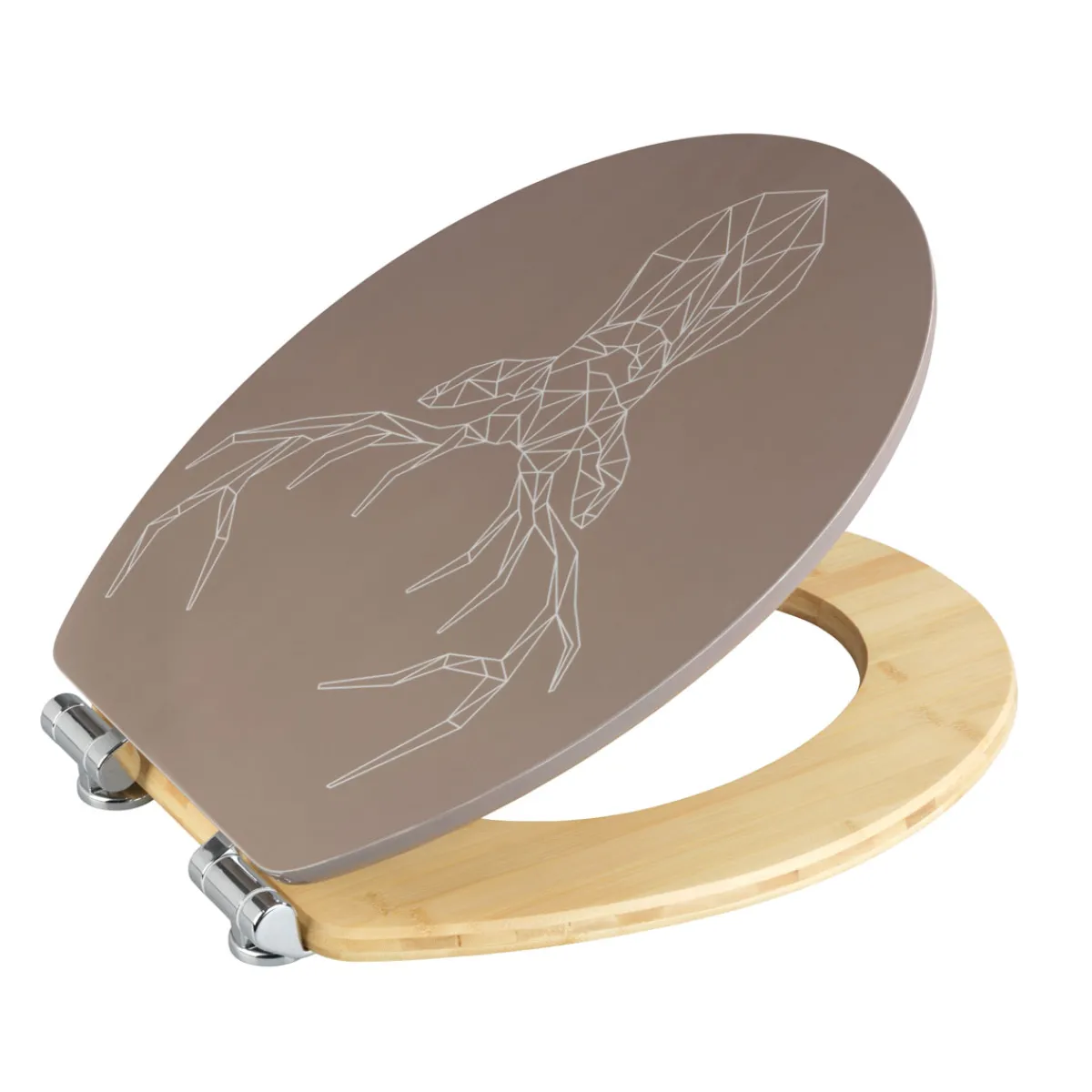 Best Wenko WC-Sitz Stag, MDF/Bambus