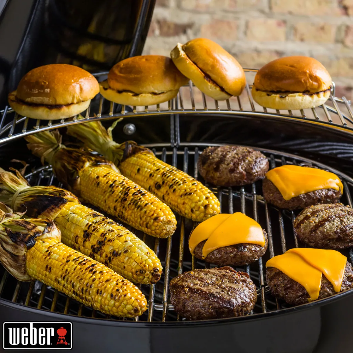 New Weber Holzkohlegrill Master-Touch GBS E-5750 Durchmesser 57 cm schwarz