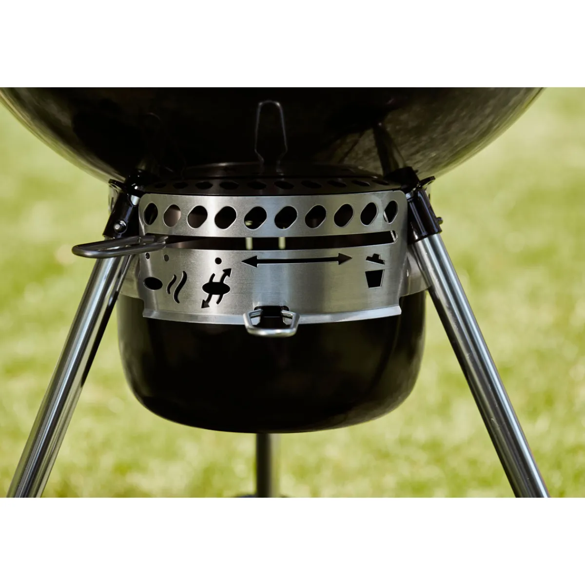 New Weber Holzkohlegrill Master-Touch GBS E-5750 Durchmesser 57 cm schwarz