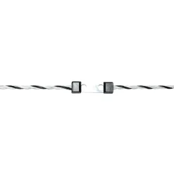 Outlet Weidezaunseil TopLine 200 m Durchmesser 6 mm schwarz-weiß