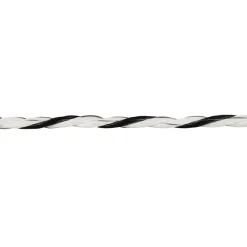 Outlet Weidezaunseil TopLine 200 m Durchmesser 6 mm schwarz-weiß