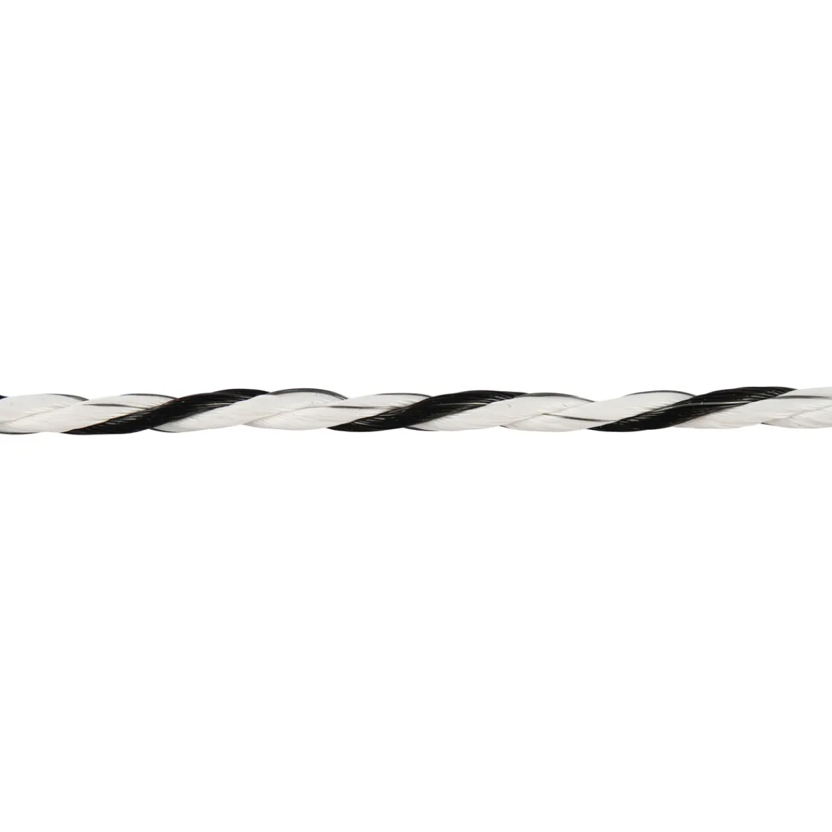 Outlet Weidezaunseil TopLine 200 m Durchmesser 6 mm schwarz-weiß