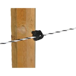 Outlet Weidezaunseil TopLine 200 m Durchmesser 6 mm schwarz-weiß