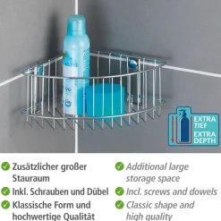 Discount Wenko Eckablage Classic groß