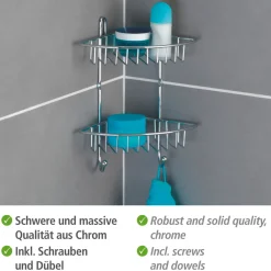 New Wenko Eckregal Milano mit 2 Etagen