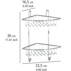 New Wenko Eckregal Milano mit 2 Etagen