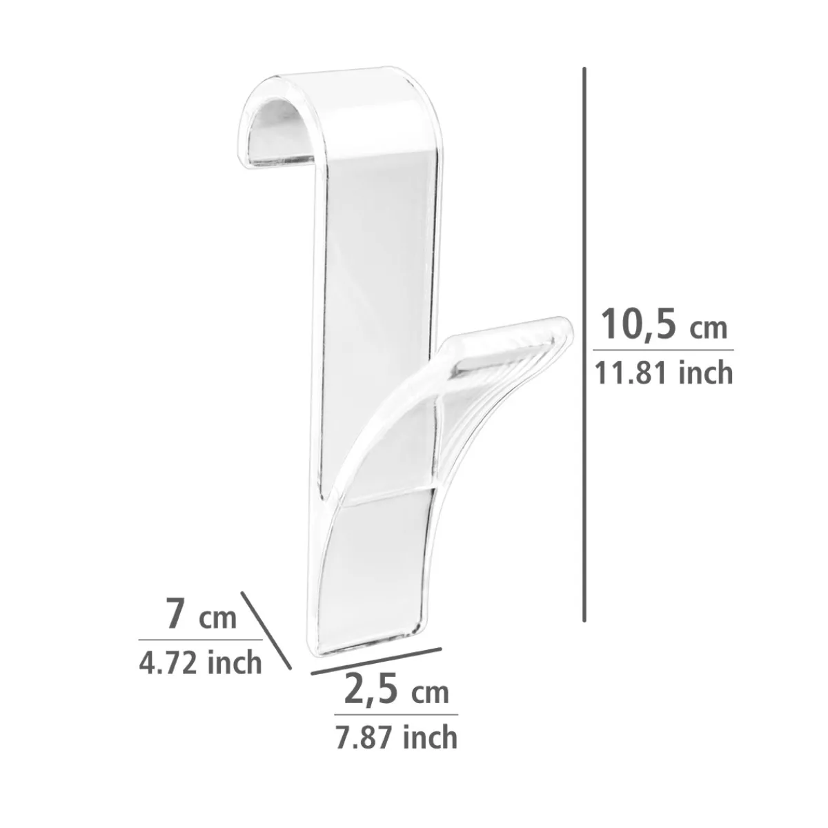 Sale Wenko Haken für Handtuchheizkörper transparent 2er Set