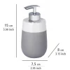 Sale Wenko Seifenspender Malta grau/weiß 290 ml