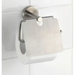 Wenko Toilettenpapierhalter Bosio mit Deckel