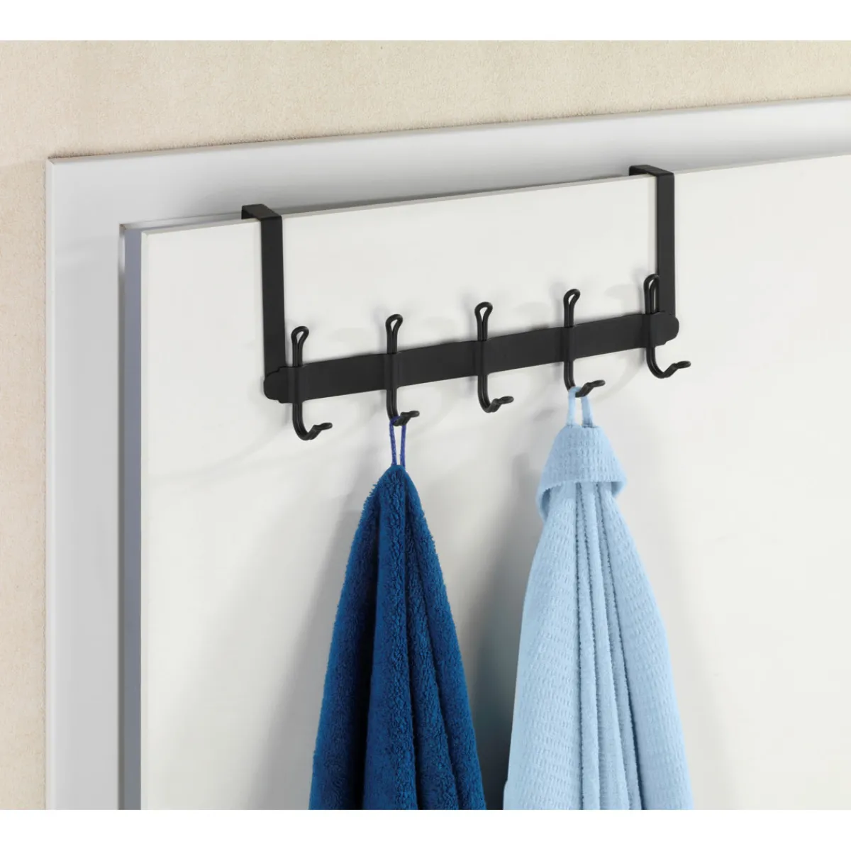 Discount Wenko Türgarderobe Nostalgie 5 Haken schwarz