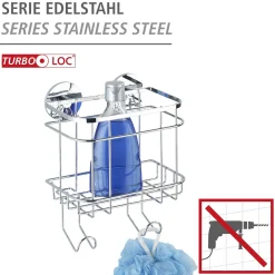 Sale Wenko Turbo-Loc Wandkorb mit Haken