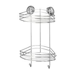 Clearance Wenko Vacuum-Loc Eckregal 2 Etagen