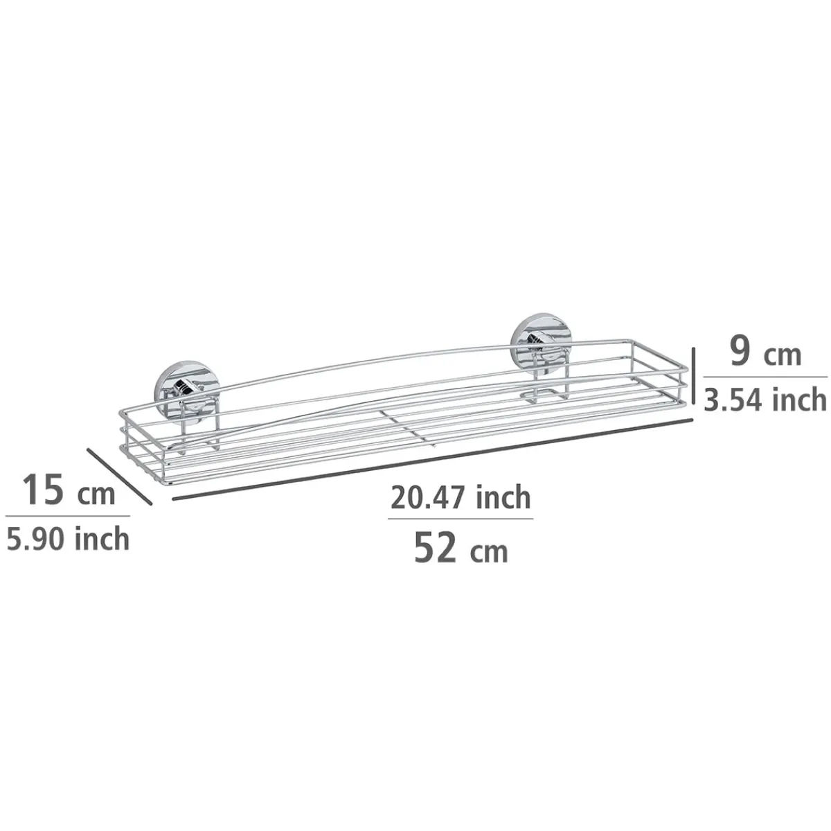 Discount Wenko Vacuum-Loc Maxiablage Milazzo
