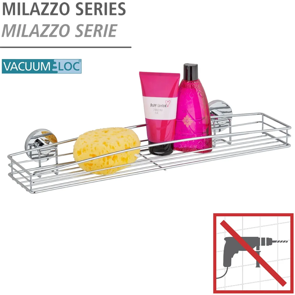 Discount Wenko Vacuum-Loc Maxiablage Milazzo
