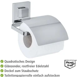 Clearance Wenko Vacuum-Loc Toilettenpapierhalter Cover Quadro